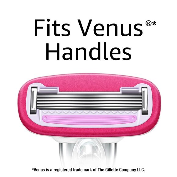 Women's 5 Blade FITS Razor for Women, FITS Handle and Venus Handles, Includes 1 - Picture 4 of 8